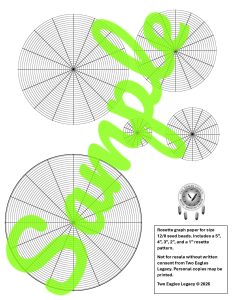 5 Rosette Grid Patterns for Size 12/0 Seed Beads
