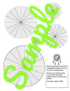 5 Rosette Grid Patterns Size 9/0 Seed Beads