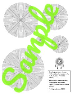 All Size Rosette Grid Patterns for Sizes 9/0-16/0 Seed Beads Complete